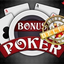 Bonus Poker Deluxe - 3 Hands slot visual from RTG (Reel Time Gaming) available on bonuskong.lu