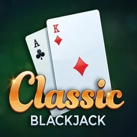 Classic Blackjack logo – Table Games by Red Tiger Gaming at Bonuskong Casino