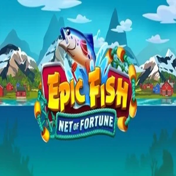 Epic Fish Net of Fortune online game logo by Quickspin on bonuskong.lu
